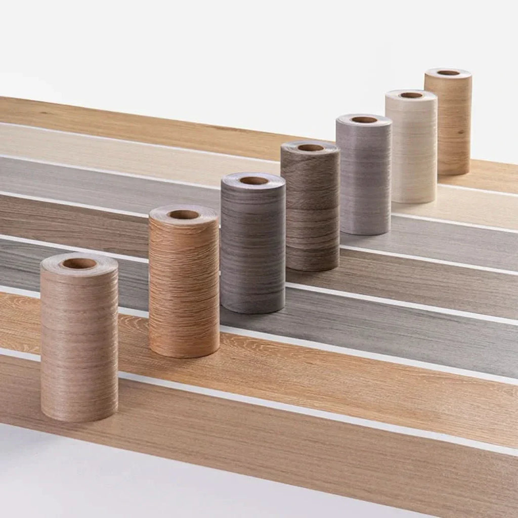 CasaForm Premium Wood Grain PVC Skirting Trim For Modern Decor