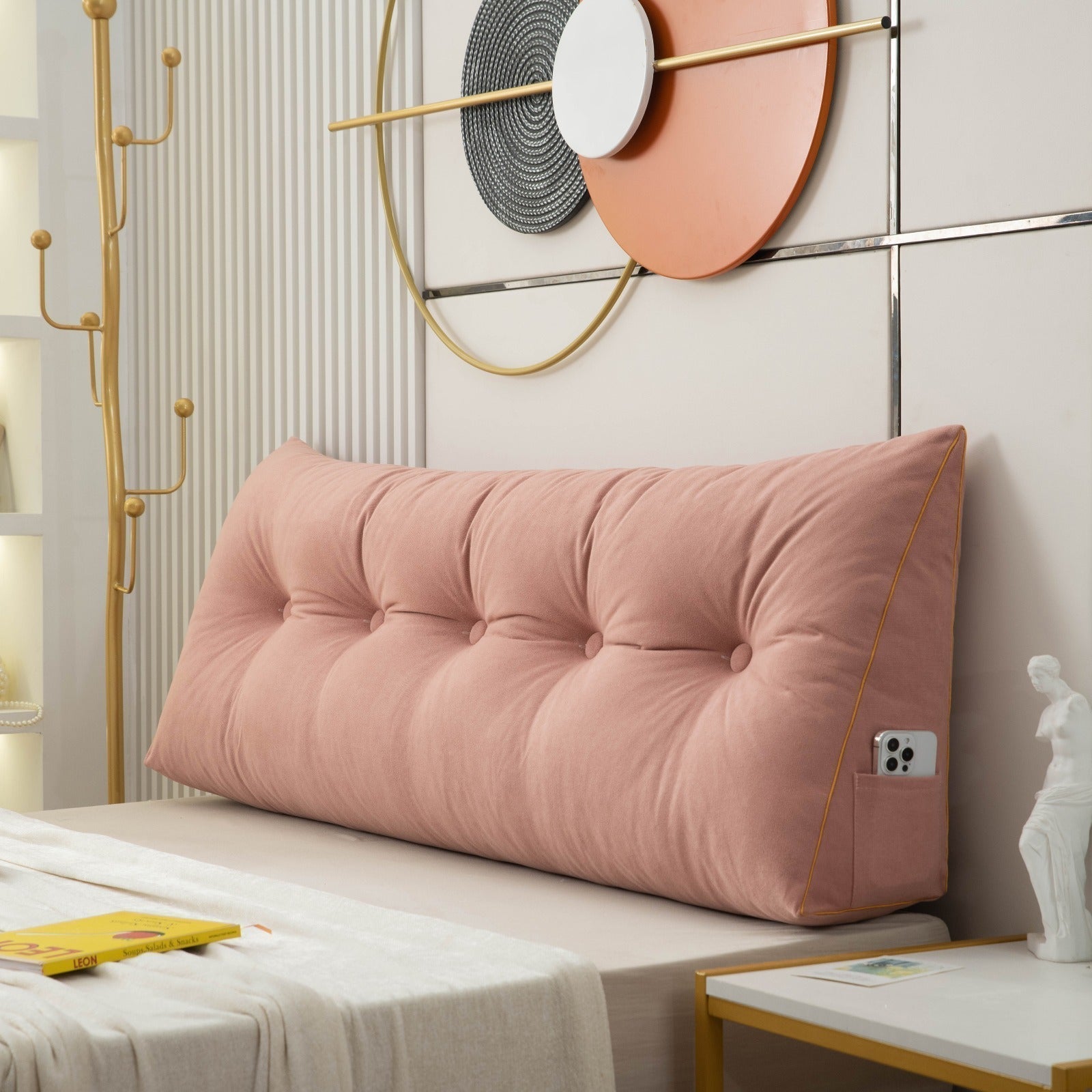 Luxury Wedge Pillow For Reading And Lounging Comfort