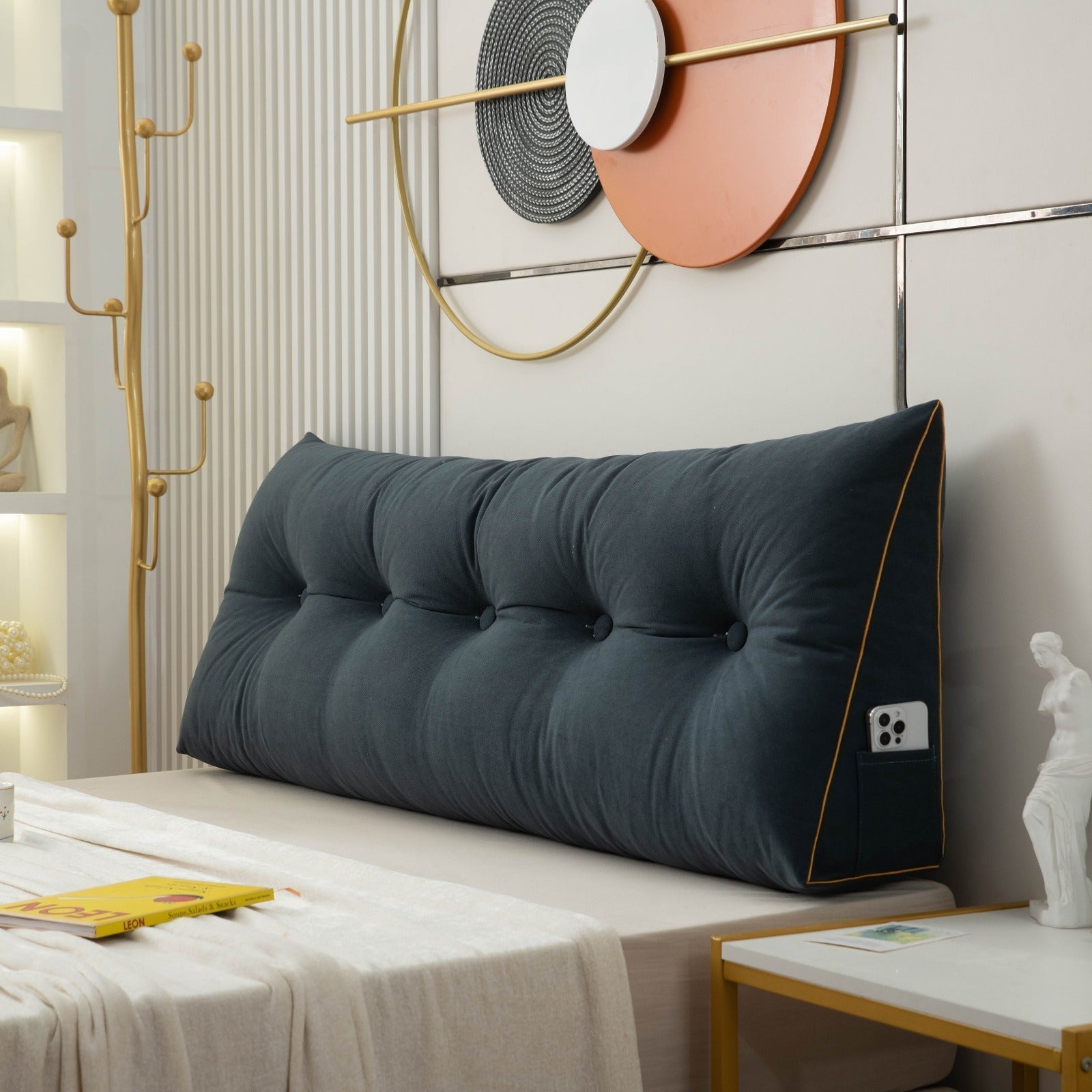 Luxury Wedge Pillow For Reading And Lounging Comfort