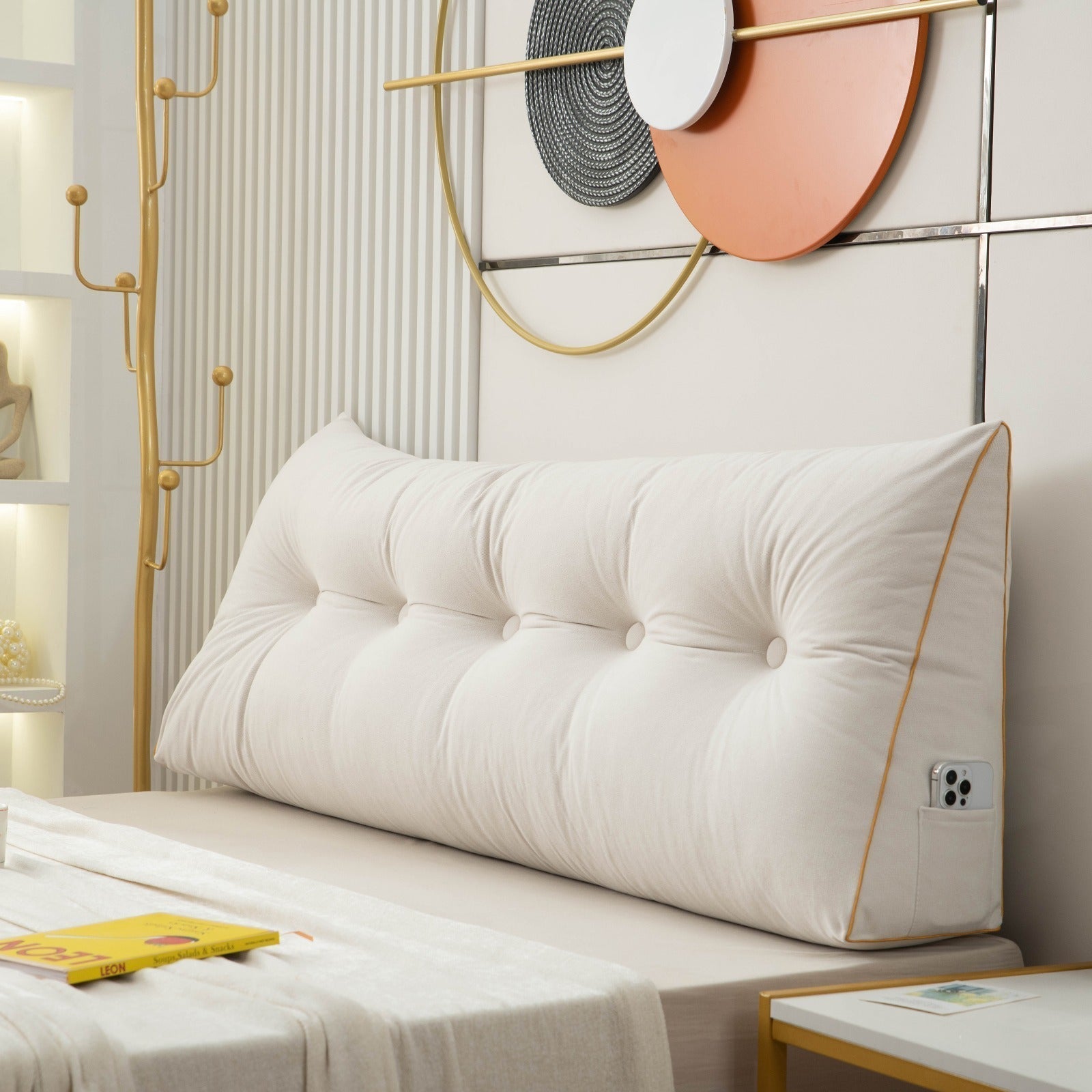 Luxury Wedge Pillow For Reading And Lounging Comfort
