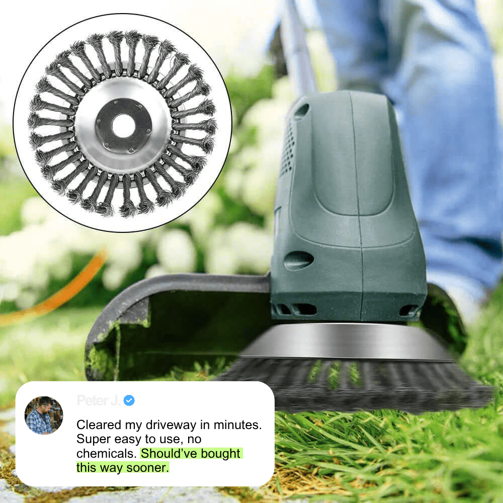 BLADESWEEP Max 10 000 kierrosta/min teräleikkuri itsepäisille rikkaruohoille