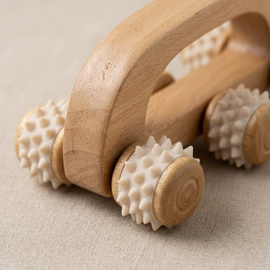 Rolo Portátil Manual para Massagem Muscular e Alívio Diário