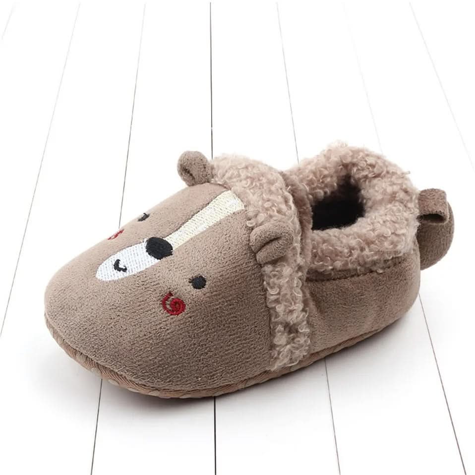 CozyTreadsの滑り止めベビー用スリッパ オールシーズン快適でしっかりグリップ