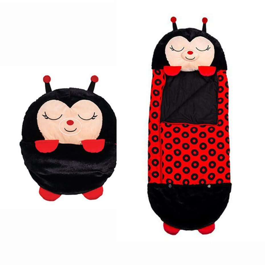 SnugglePals 2v1 spací pytel plyšový mazlíček pro děti pohodlný cestovní společník