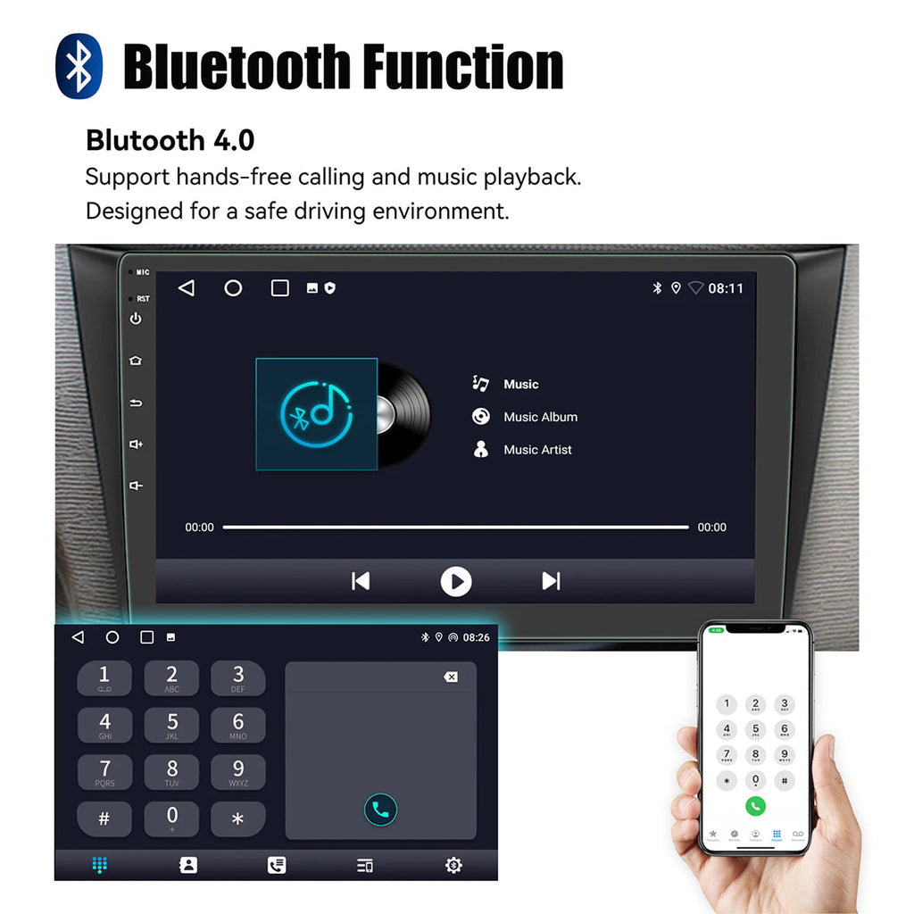 Sistema di navigazione wireless CarPlay con display da 10 pollici