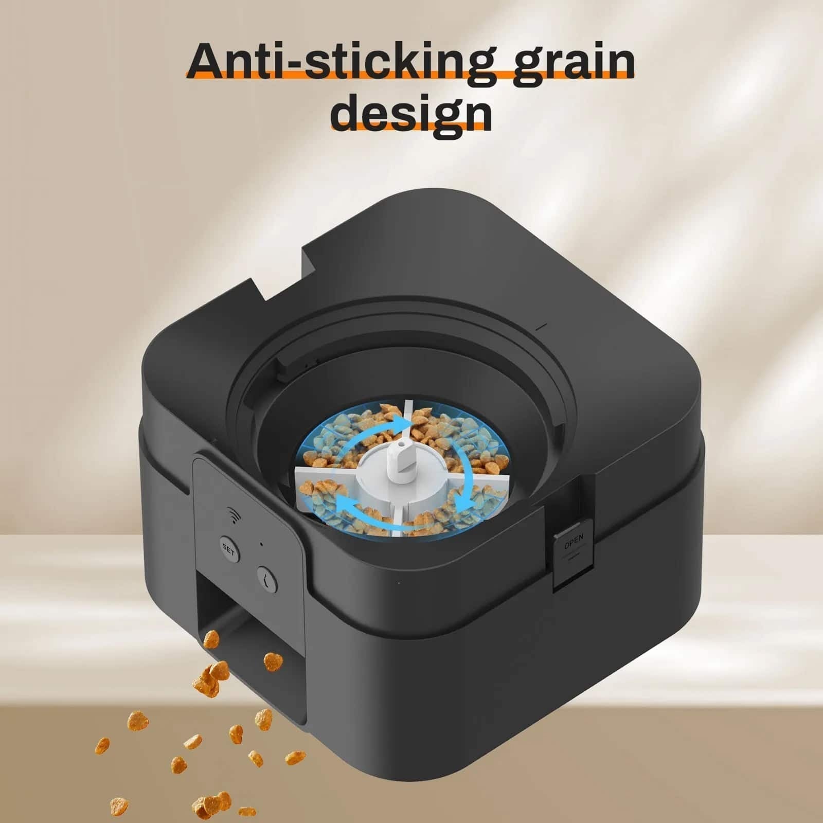 WiFi Smart Pet Feeder With Dual Power For Home Use