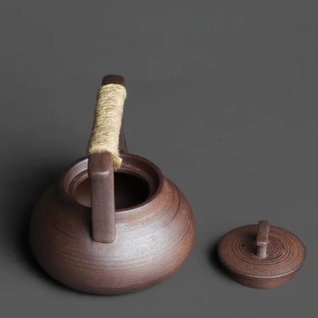 Ceramiczny czajnik CalmBrew 350 ml z podgrzewaczem, kompatybilny z kuchenką