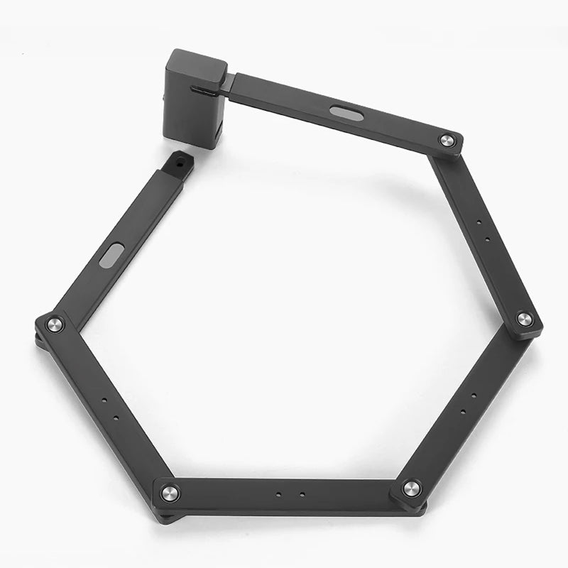 Zamknięcie rowerowe z sześcioma segmentami ze stopu metali z składanym designem, certyfikowane przez ART