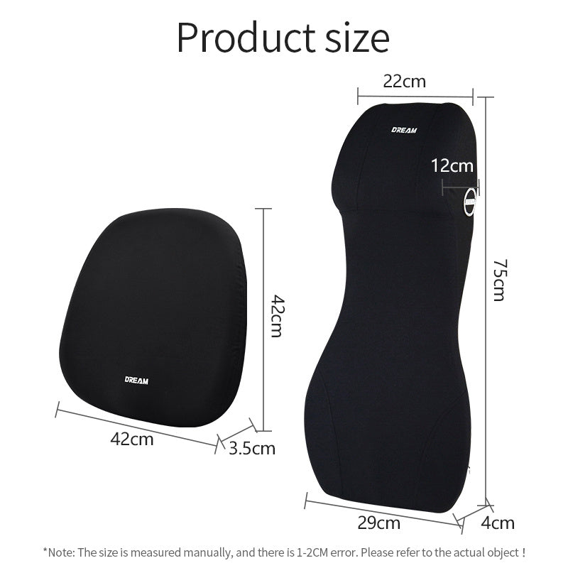 Ergonomische Memory-Schaumauflage für Autositze und Kopfstützen