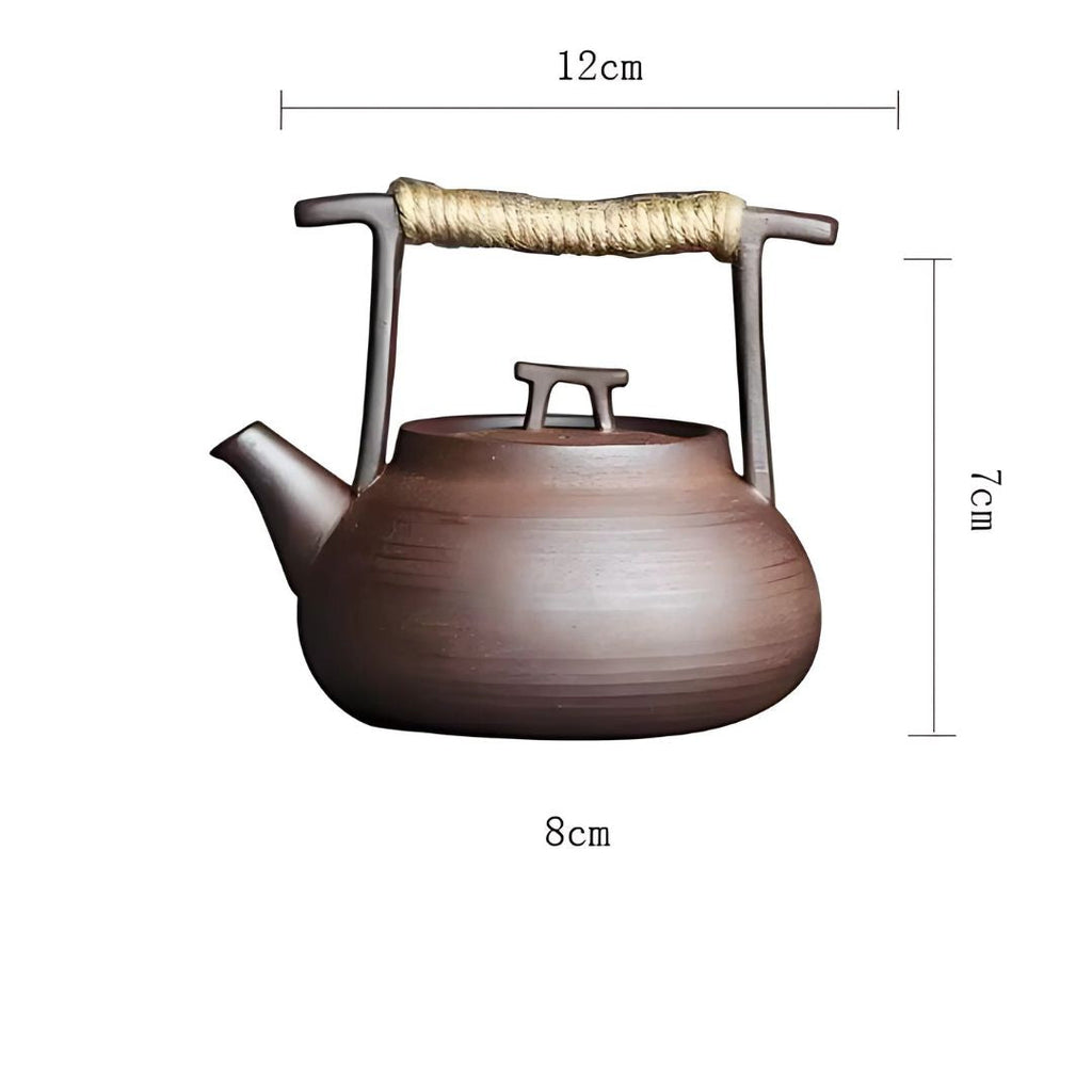 Ceramiczny czajnik CalmBrew 350 ml z podgrzewaczem, kompatybilny z kuchenką