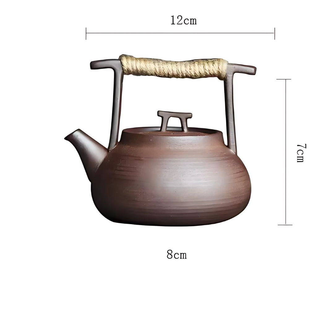 Ceramiczny czajnik CalmBrew 350 ml z podgrzewaczem, kompatybilny z kuchenką