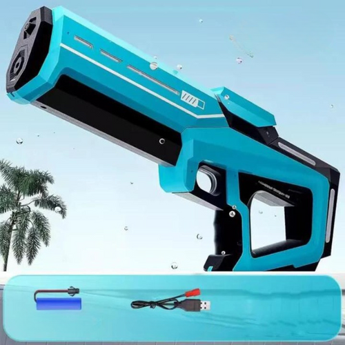 Automatyczny pistolet na wodę ze zbiornikiem 1 l, zasięg 10 m, akumulator | compagnien