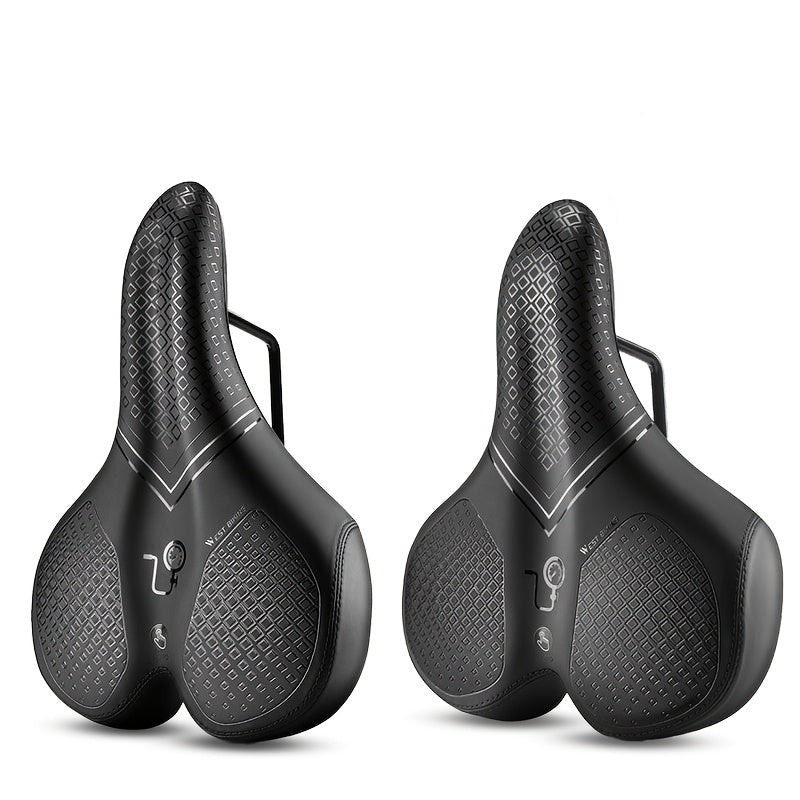 AirCush Inflatable Saddle With TPU Cushion For Long Rides
