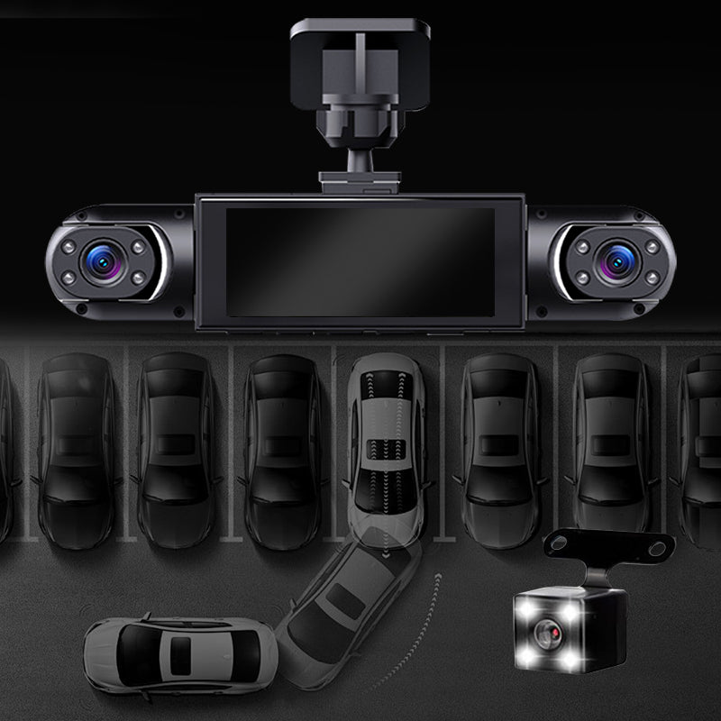 Telecamera per auto a 360 gradi con quattro obiettivi, visione notturna e funzione parcheggio, HD 1080P