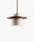 Coren | Travertine Stone Pendant Light With Rustic Glow | Orntli