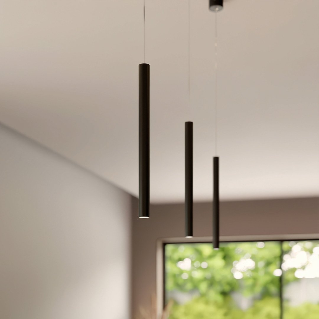 Cirroia Minimal Pendant Light by Lumenry Aluminum LED Hanging Lamp