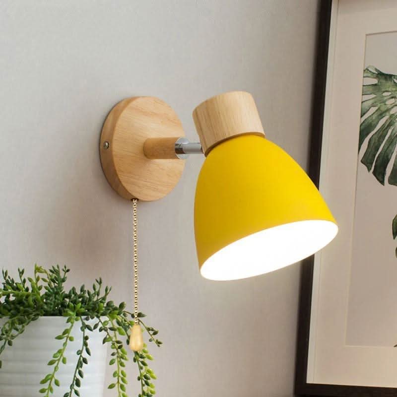 Calmara Nordic Wood Wall Light With Ambient Glow Effect