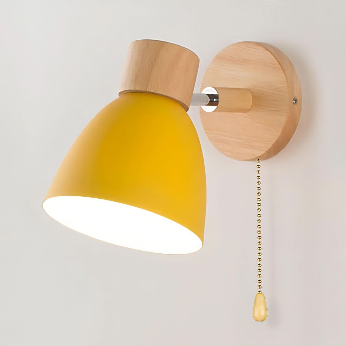 Calmara Nordic Wood Wall Light With Ambient Glow Effect