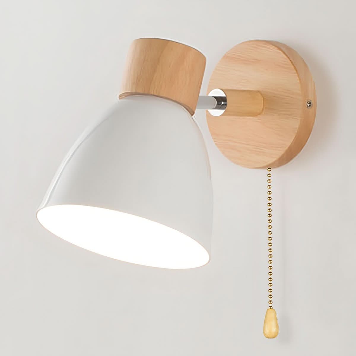 Calmara Nordic Wood Wall Light With Ambient Glow Effect