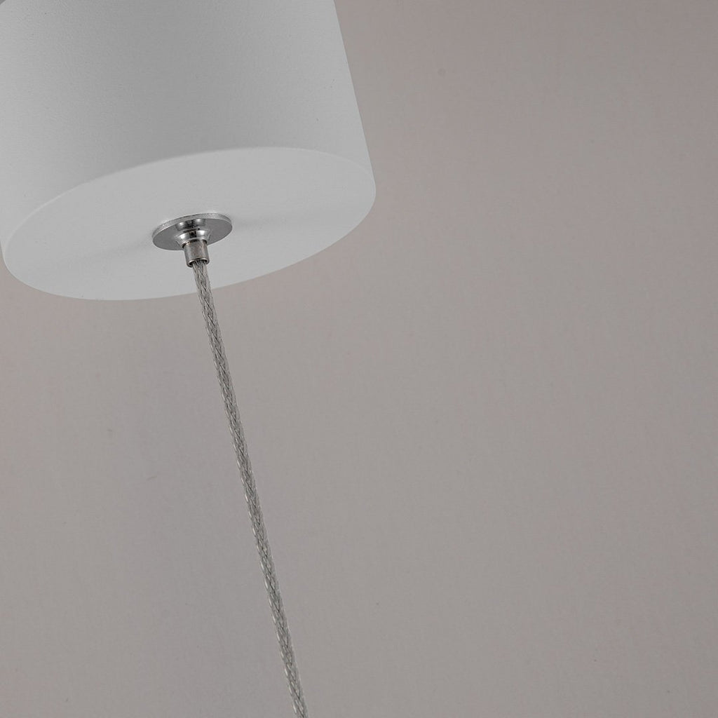 Cirroia Minimal Pendant Light by Lumenry Aluminum LED Hanging Lamp