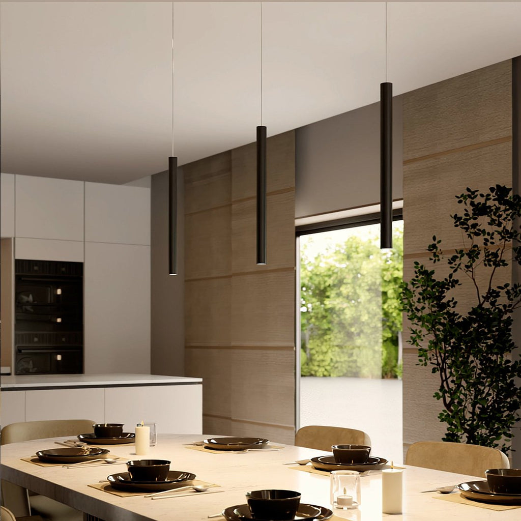 Cirroia Minimal Pendant Light by Lumenry Aluminum LED Hanging Lamp